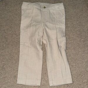 NWT Janie and Jack Linen Dress pants size 18-24 months